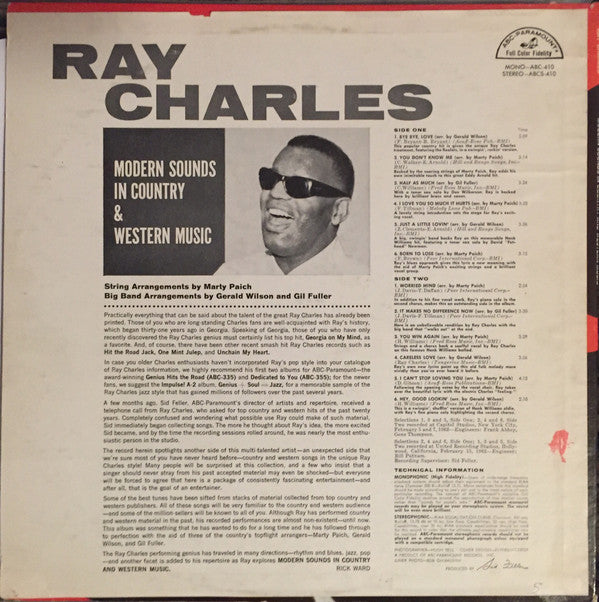 Ray Charles - Modern Sounds In Country And Western Music