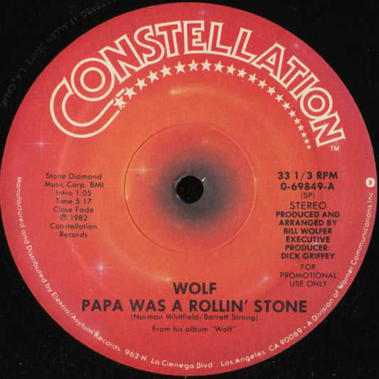 Bill Wolfer - Papa Was A Rollin' Stone