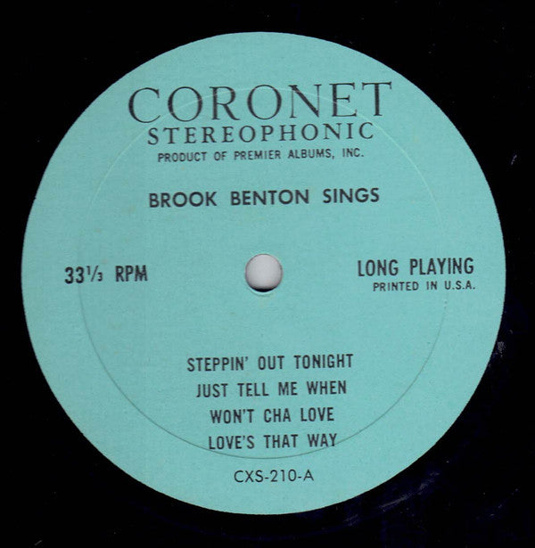Brook Benton, Charlie Frances - Brook Benton Sings Vol. 2 (With Charlie Frances)