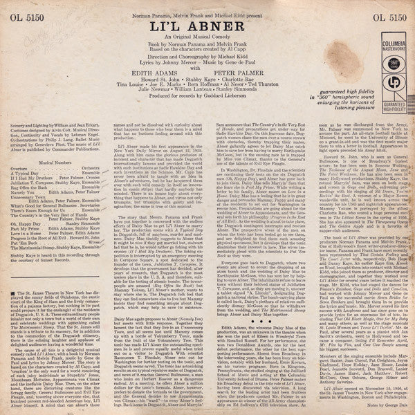 Li'l Abner - An Original Musical Comedy