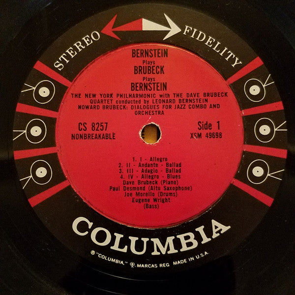 Dave Brubeck Quartet, The - Bernstein Plays Brubeck Plays Bernstein