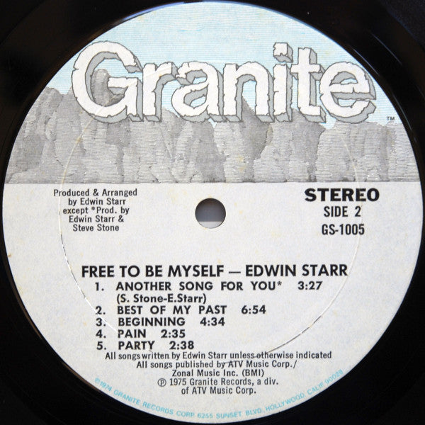 Edwin Starr - Free To Be Myself