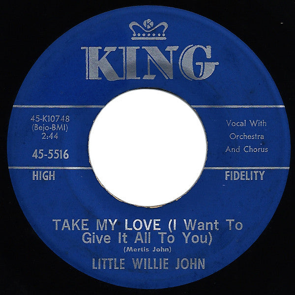 Take My Love (I Want To Give It All To You) / Now You Know