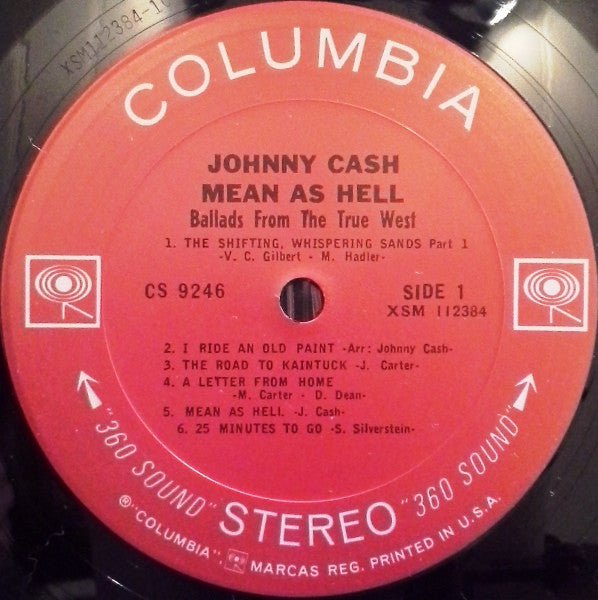 Johnny Cash - Mean As Hell! - Ballads From The True West