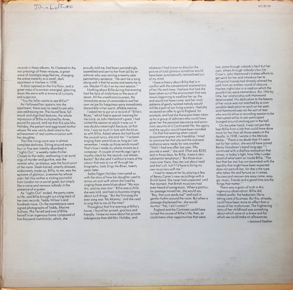 The Billie Holiday Story Volume II