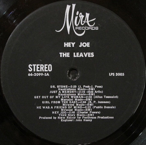 Leaves, The - Hey Joe