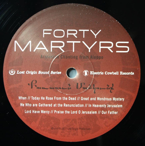 V. Rev. Yeznig Zegchanian - Forty Martyrs (Armenian Chanting From Aleppo)