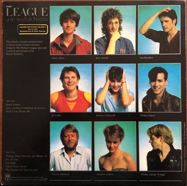League Unlimited Orchestra, The - Love And Dancing