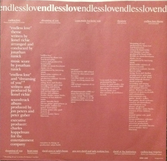 Endless Love / Original Motion Picture Soundtrack