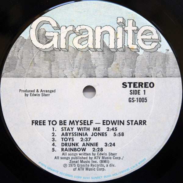 Edwin Starr - Free To Be Myself