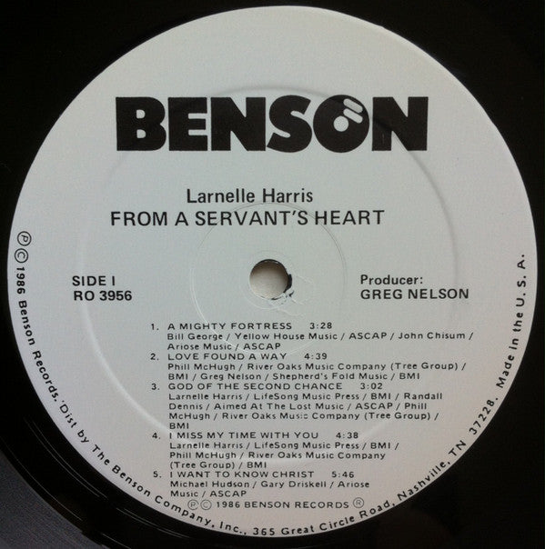 Larnelle Harris - From A Servant's Heart