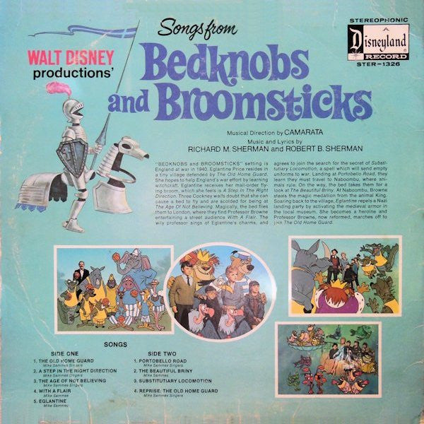 Songs From Walt Disney Productions' Bedknobs And Broomsticks