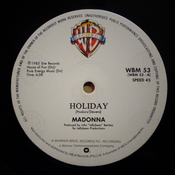 Madonna - Holiday / I Know It