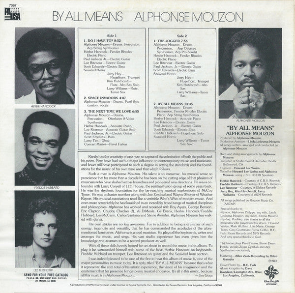 Alphonse Mouzon - By All Means