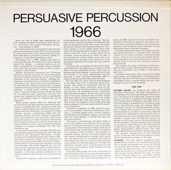 Persuasive Percussion - 1966