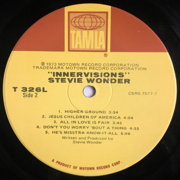 Stevie Wonder - Innervisions