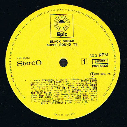 Black Sugar Super Sound '73