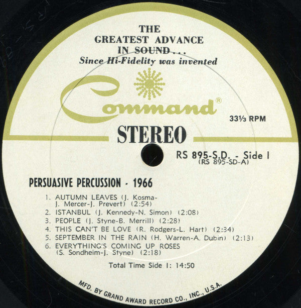 Persuasive Percussion - 1966