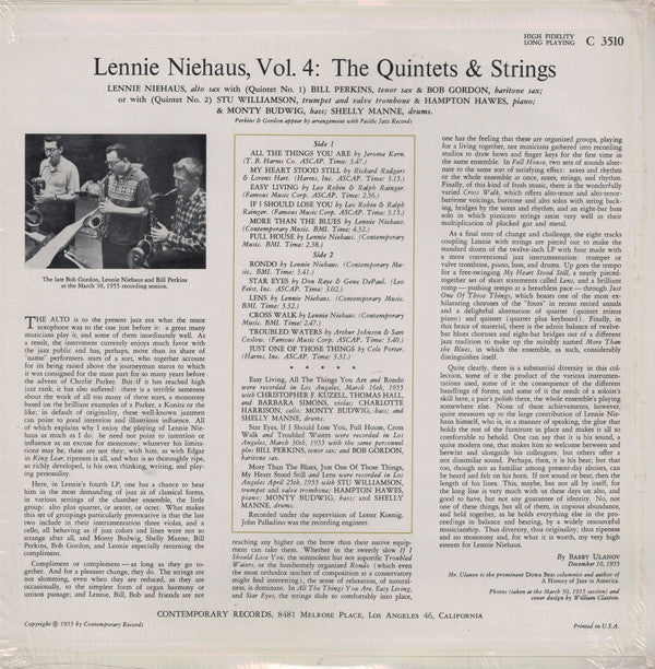 Vol. 4: The Quintets & Strings