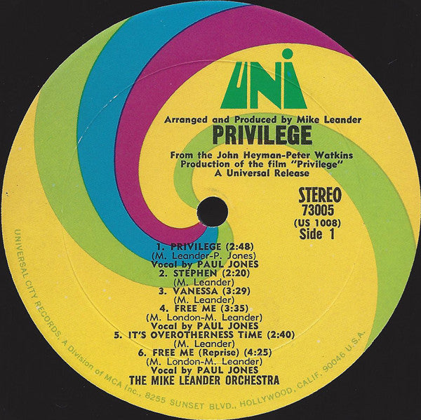 Privilege (Original Soundtrack Album)