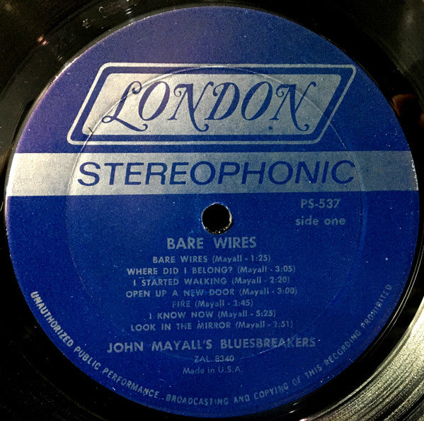 John Mayall & The Bluesbreakers - Bare Wires