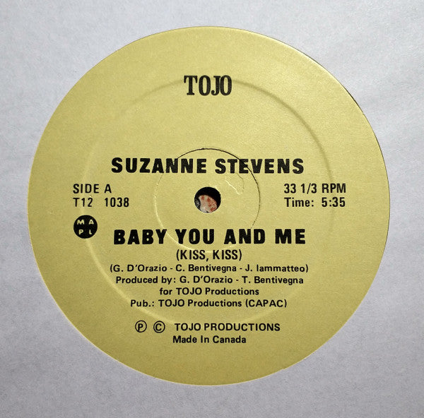 Susan Stevens - Baby You And Me (Kiss, Kiss)