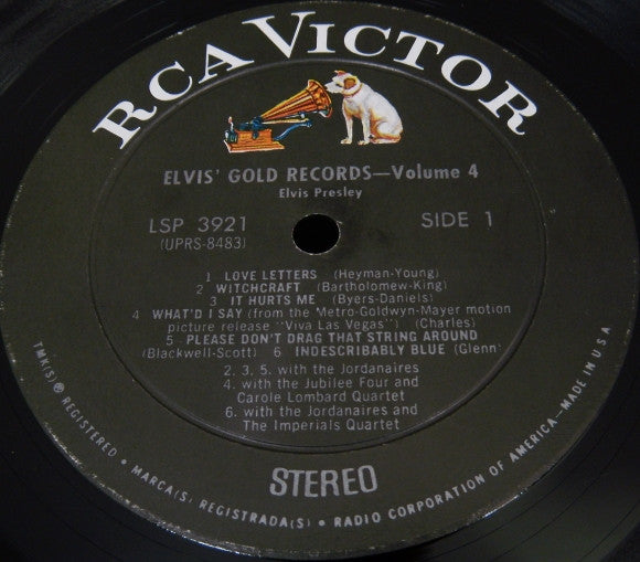 Elvis Presley - Elvis' Gold Records - Volume 4