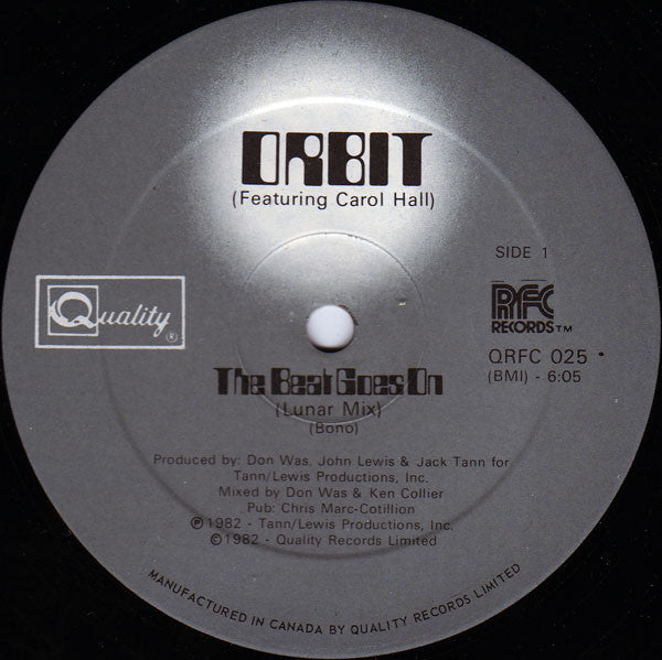 Orbit Featuring Carol Hall - The Beat Goes On