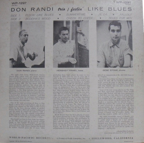 Don Randi Trio - Feelin' Like Blues