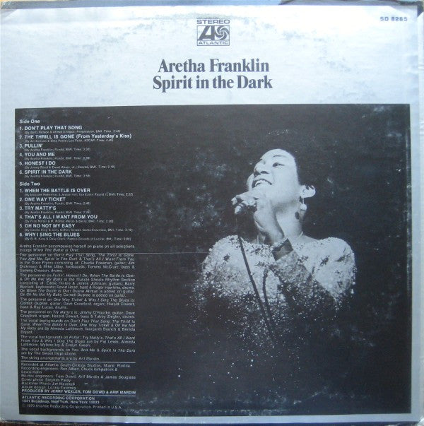 Spirit In The Dark