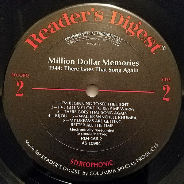 Million Dollar Memories