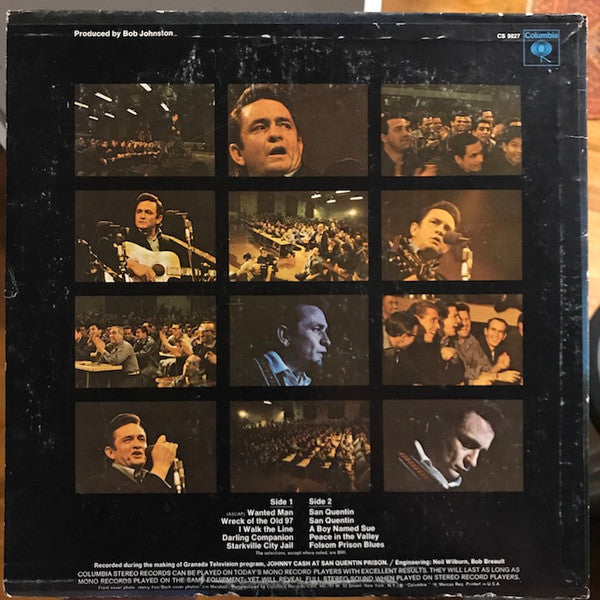 Johnny Cash At San Quentin
