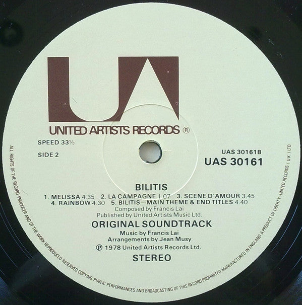 Bilitis (Original Motion Picture Soundtrack)