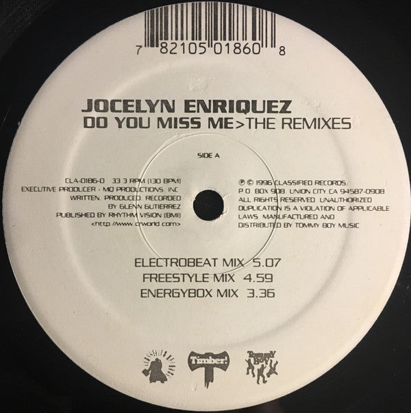 Jocelyn Enriquez - Do You Miss Me > The Remixes