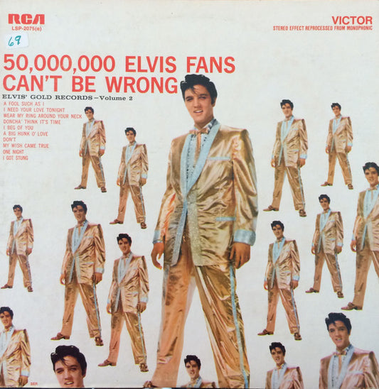 50,000,000 Elvis Fans Can't Be Wrong (Elvis' Gold Records, Vol. 2)