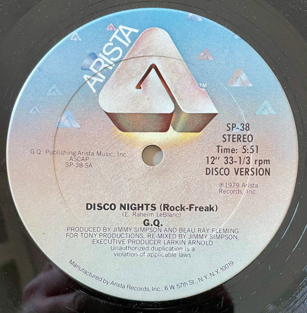 Disco Nights (Rock-Freak) / Boogie Oogie Oogie