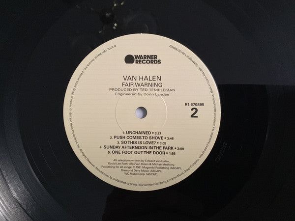 Van Halen - Fair Warning