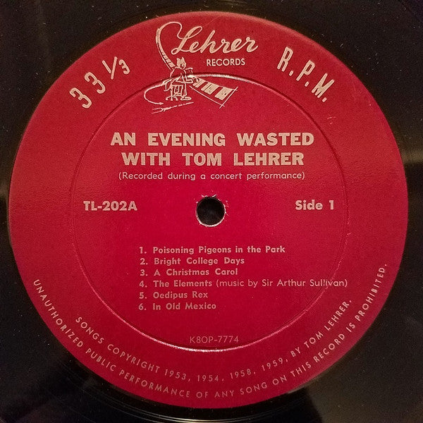 An Evening Wasted With Tom Lehrer