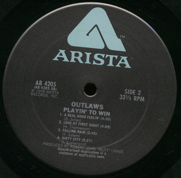 Outlaws - Playin' To Win