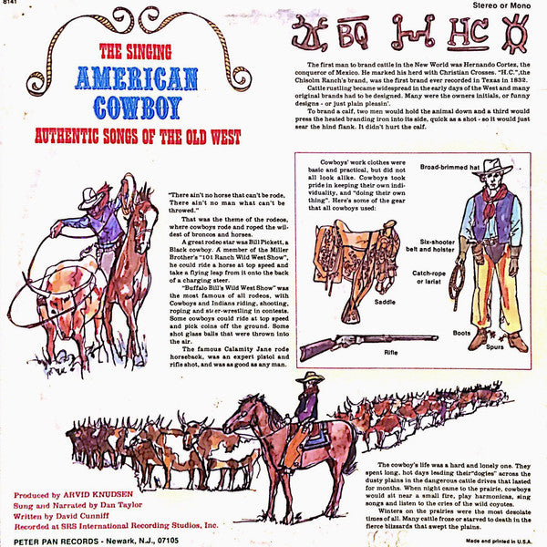 Dan Taylor - The Singing American Cowboy