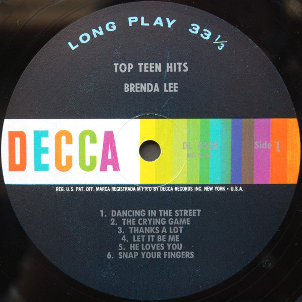 Brenda Lee Sings Top Teen Hits