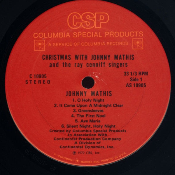 Christmas With Johnny Mathis And The Ray Conniff Singers / Christmas With The Ray Conniff Singers And Johnny Mathis