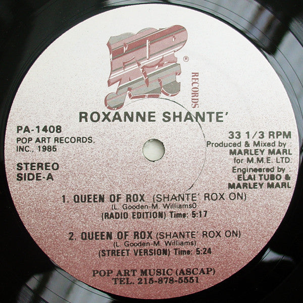 Queen Of Rox (Shante' Rox On)