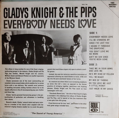 Gladys Knight And The Pips - Everybody Needs Love
