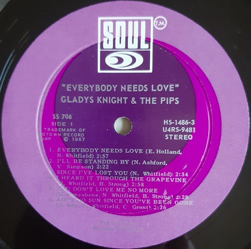 Gladys Knight And The Pips - Everybody Needs Love