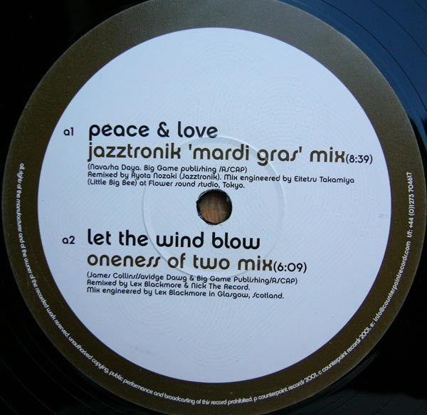 Fertile Ground - Peace & Love / Let The Wind Blow (Remixes)