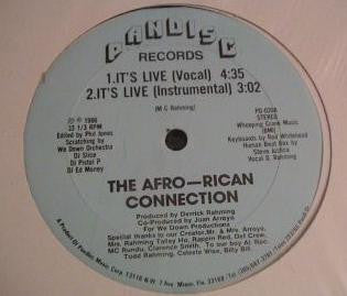 Afro-Rican Connection, The - It's Live