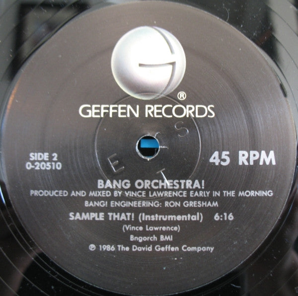 Bang Orchestra! - Sample That!