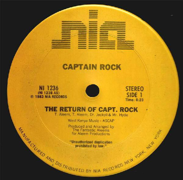 Captain Rock - The Return Of Capt. Rock