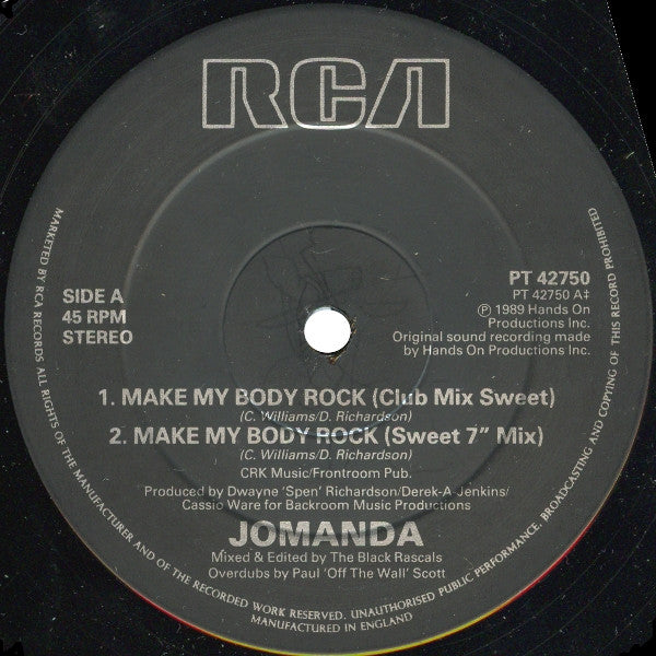 Make My Body Rock (Feel It) (The Exclusive U.S. Remix)